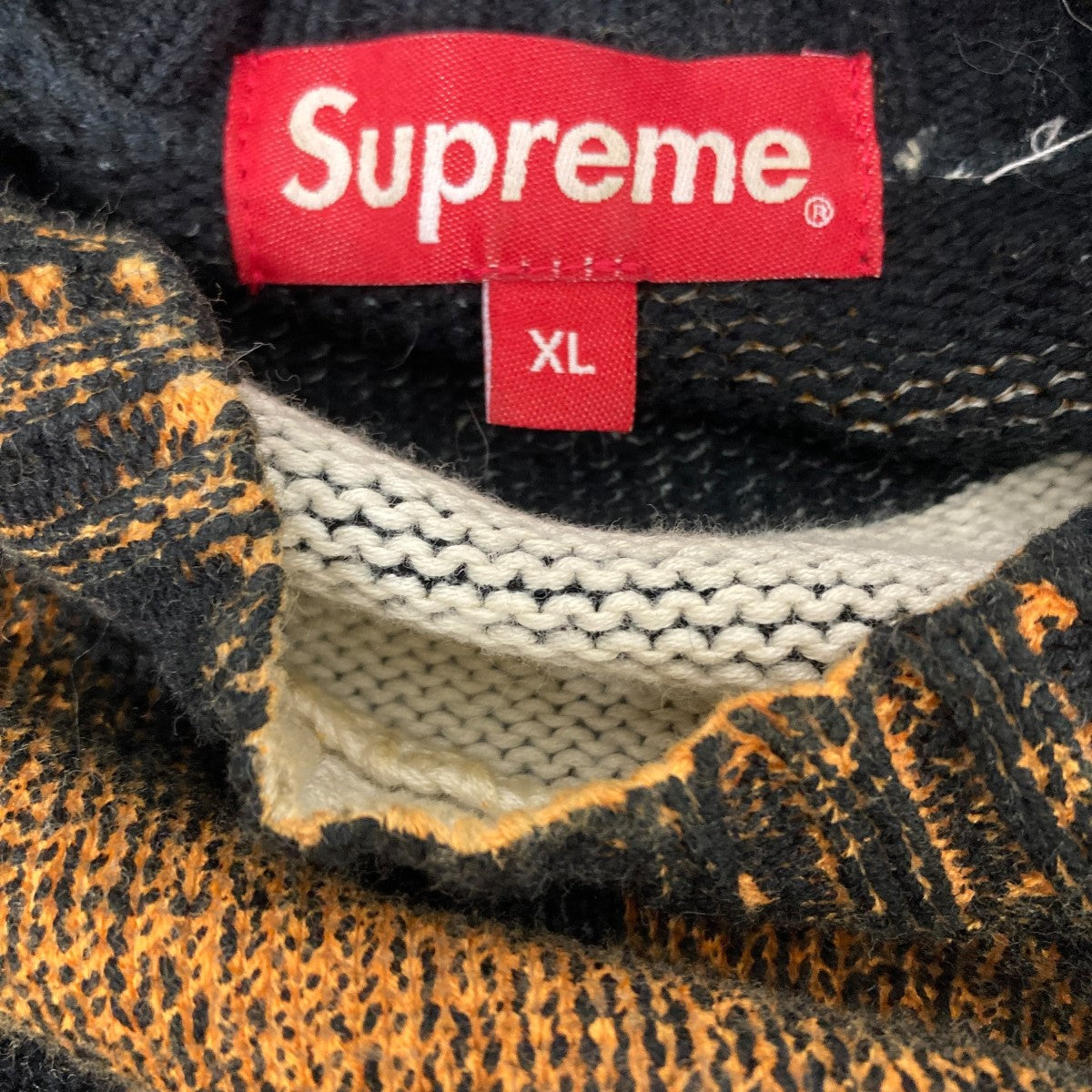 Supreme(シュプリーム) Nate Lowman Sweaterニットスウェット ブラック