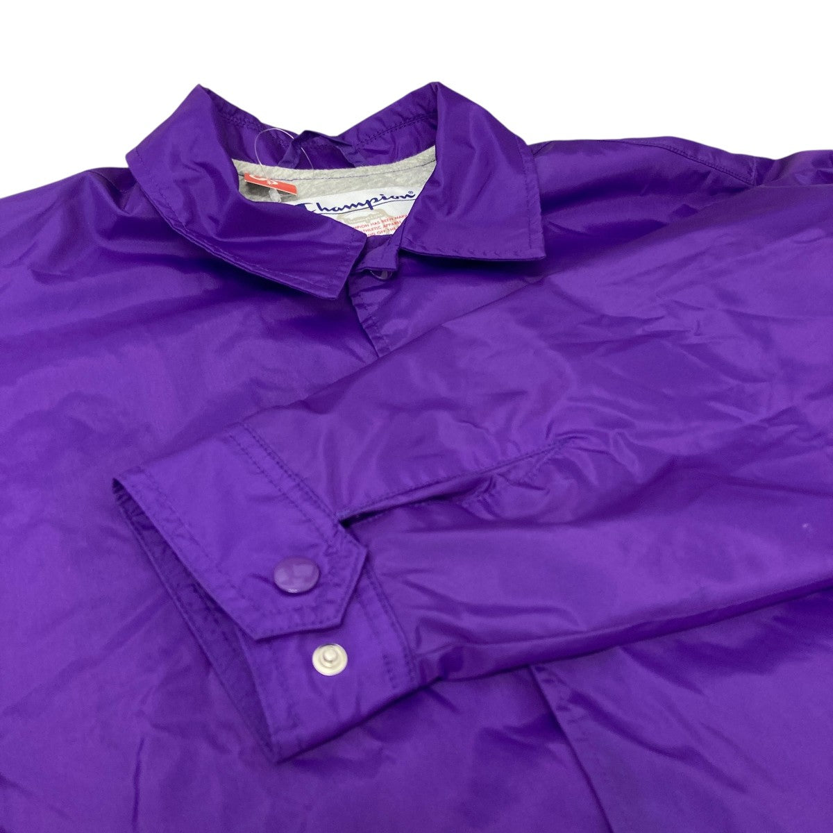 Supreme×Champion Coaches Jacketコーチジャケット パープル サイズ S