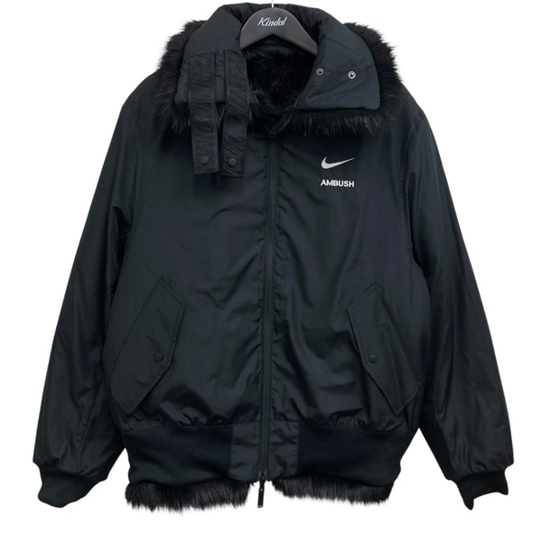 NIKE×AMBUSH Reversible Faux Fur Coat リバーシブルフェイクファー