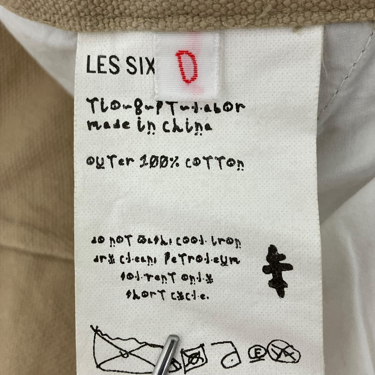 LES SIX ハーフパンツ 古着・中古-7枚目のアイテム画像
