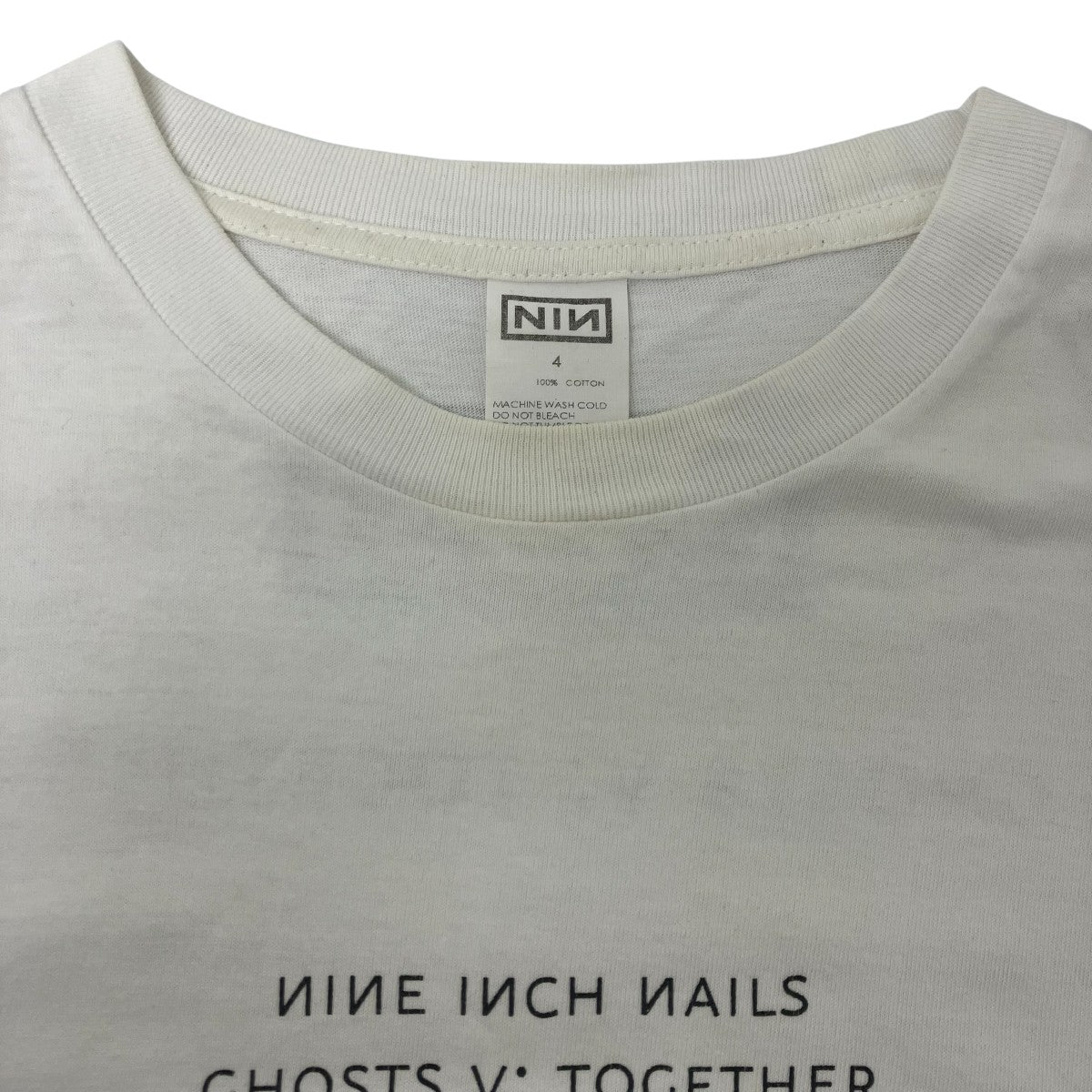 COMOLI×NINE INCH NAILS GHOSTS V： TOGETHER SMOKE 半袖Tシャツ 古着・中古-4枚目のアイテム画像