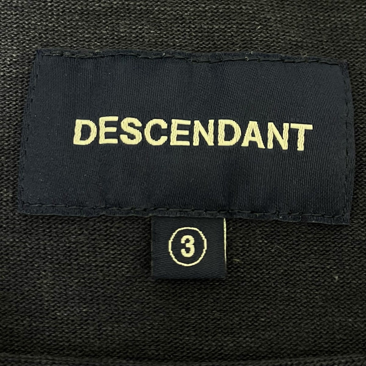 DESCENDANT クルーネックTシャツ 古着・中古-4枚目のアイテム画像