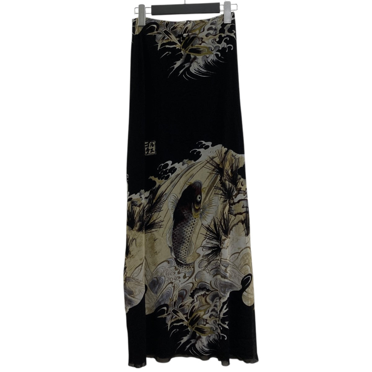 Jean Paul GAULTIER スカート 赤 フリル パワーネット JPG (Jean Paul