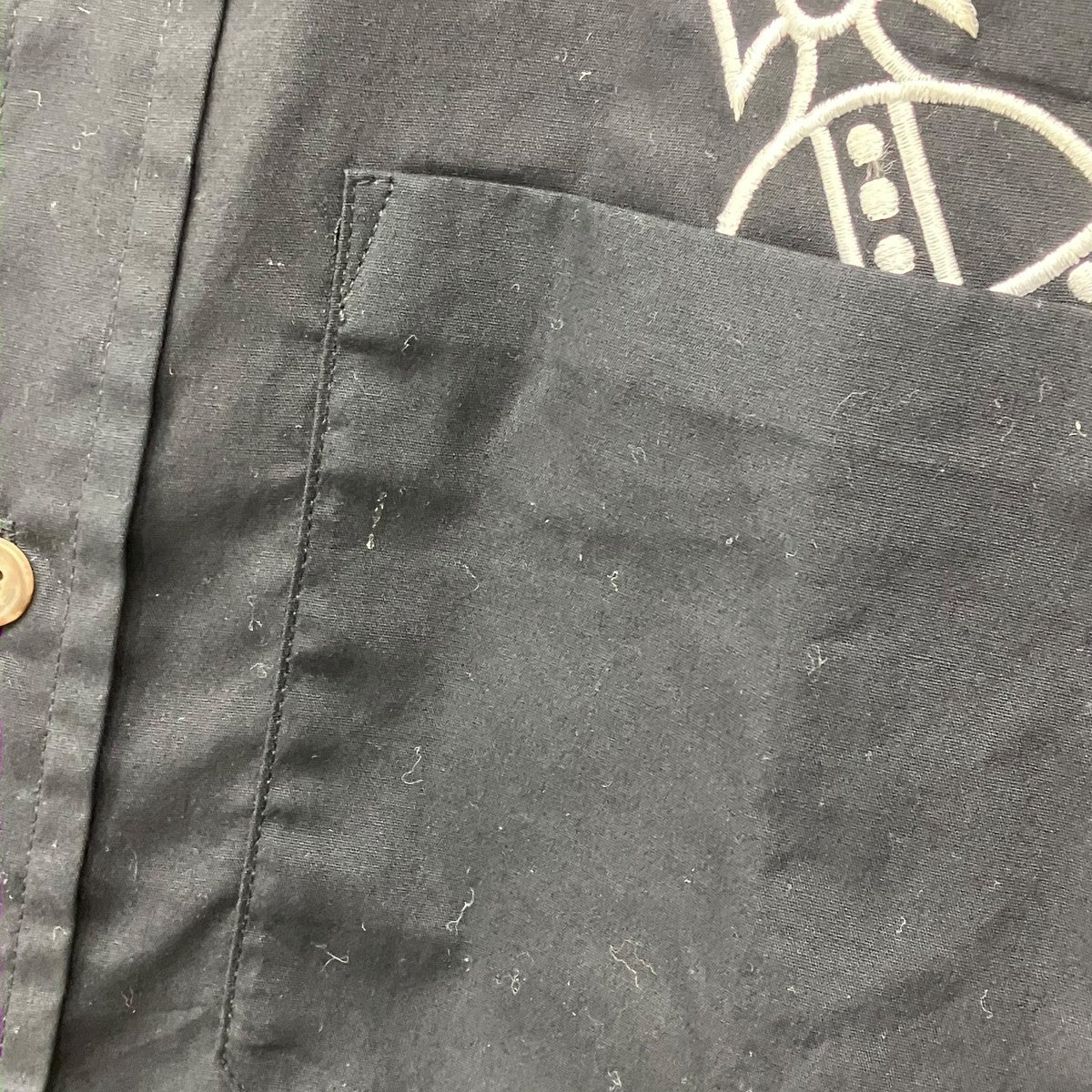 PEEK ORB POCKET SHORT SLEEVE RELAX POCKET SHIRT ロゴシャツ