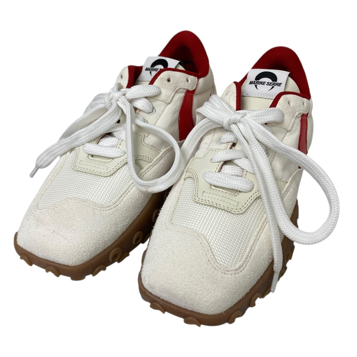 marine serre(マリーンセル) ローカットスニーカー ホワイト サイズ 38