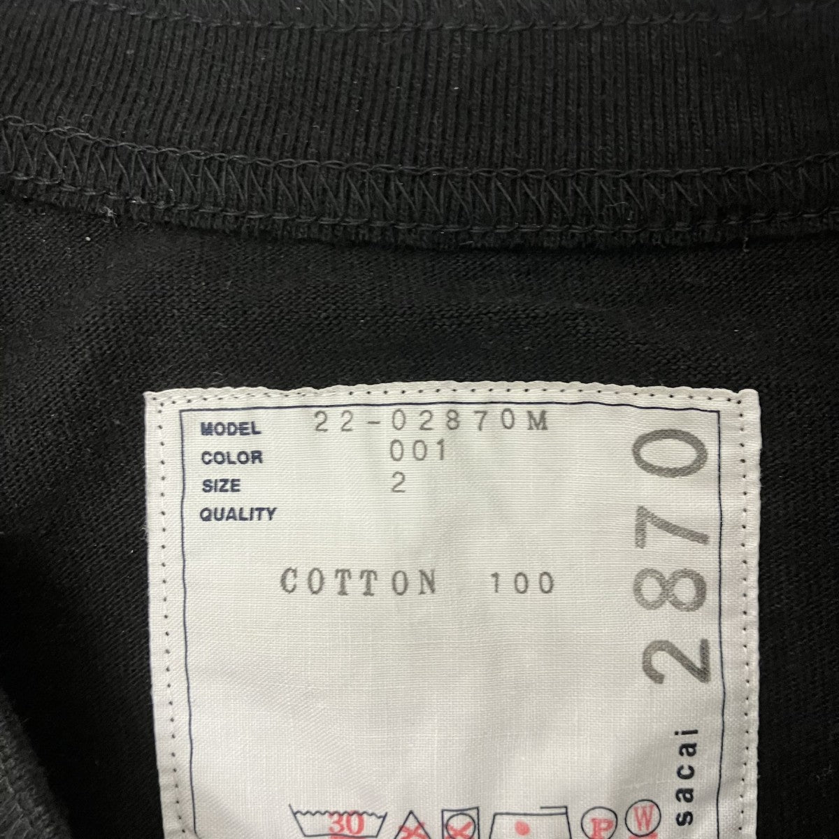 sacai ポケットTシャツ 古着・中古-6枚目のアイテム画像