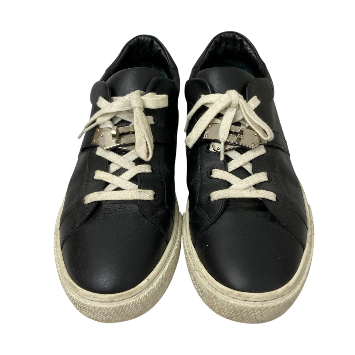 HERMES(エルメス) TURBOレザースニーカー ブラウン サイズ 43.5(約28.0