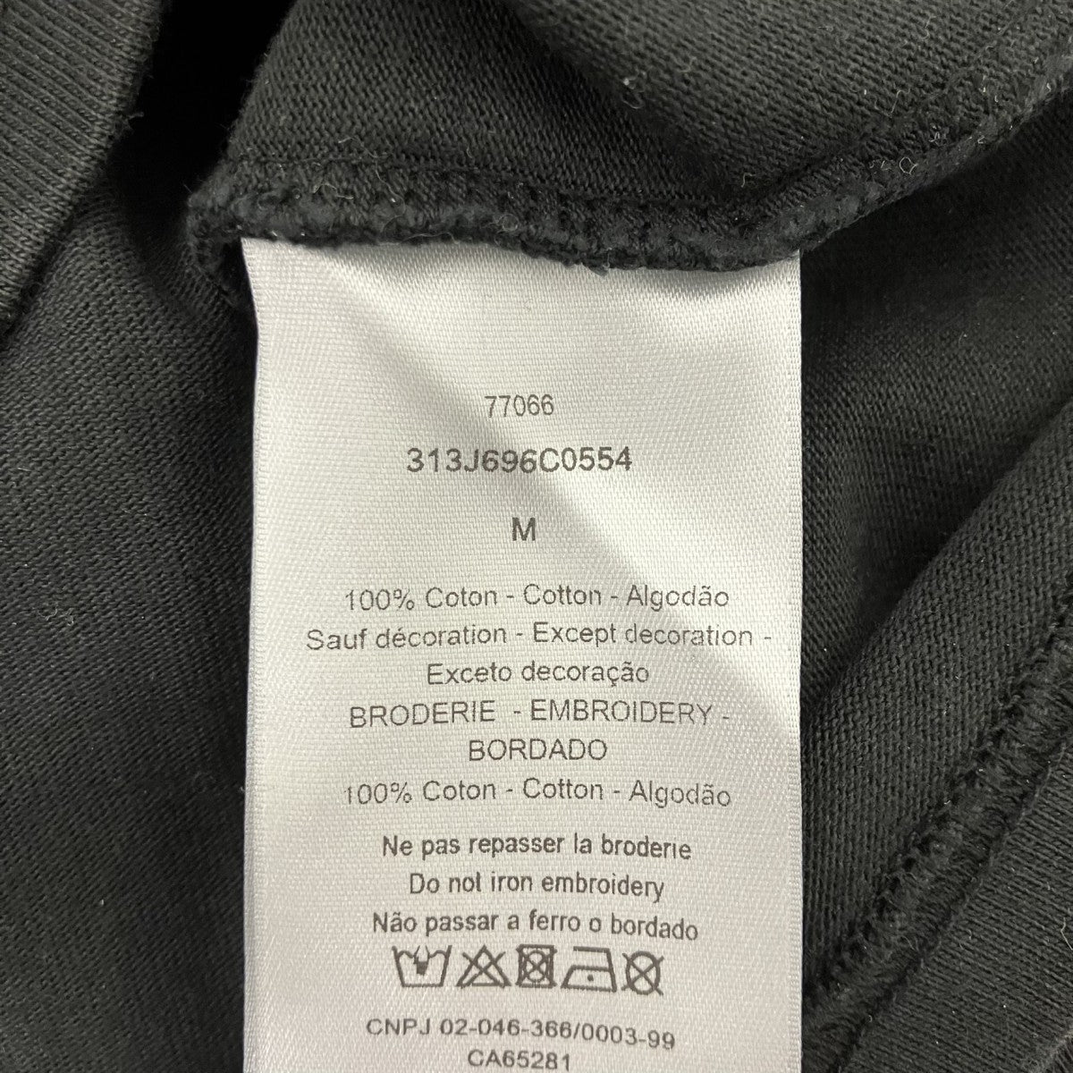 Christian Dior エンブロイダリーTシャツ 古着・中古-4枚目のアイテム画像