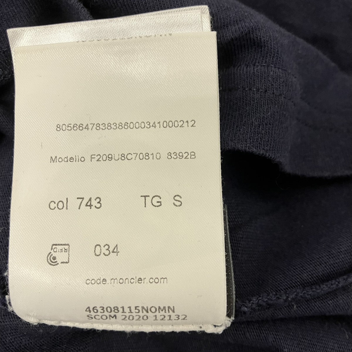 MONCLER プリントTシャツ 古着・中古-5枚目のアイテム画像