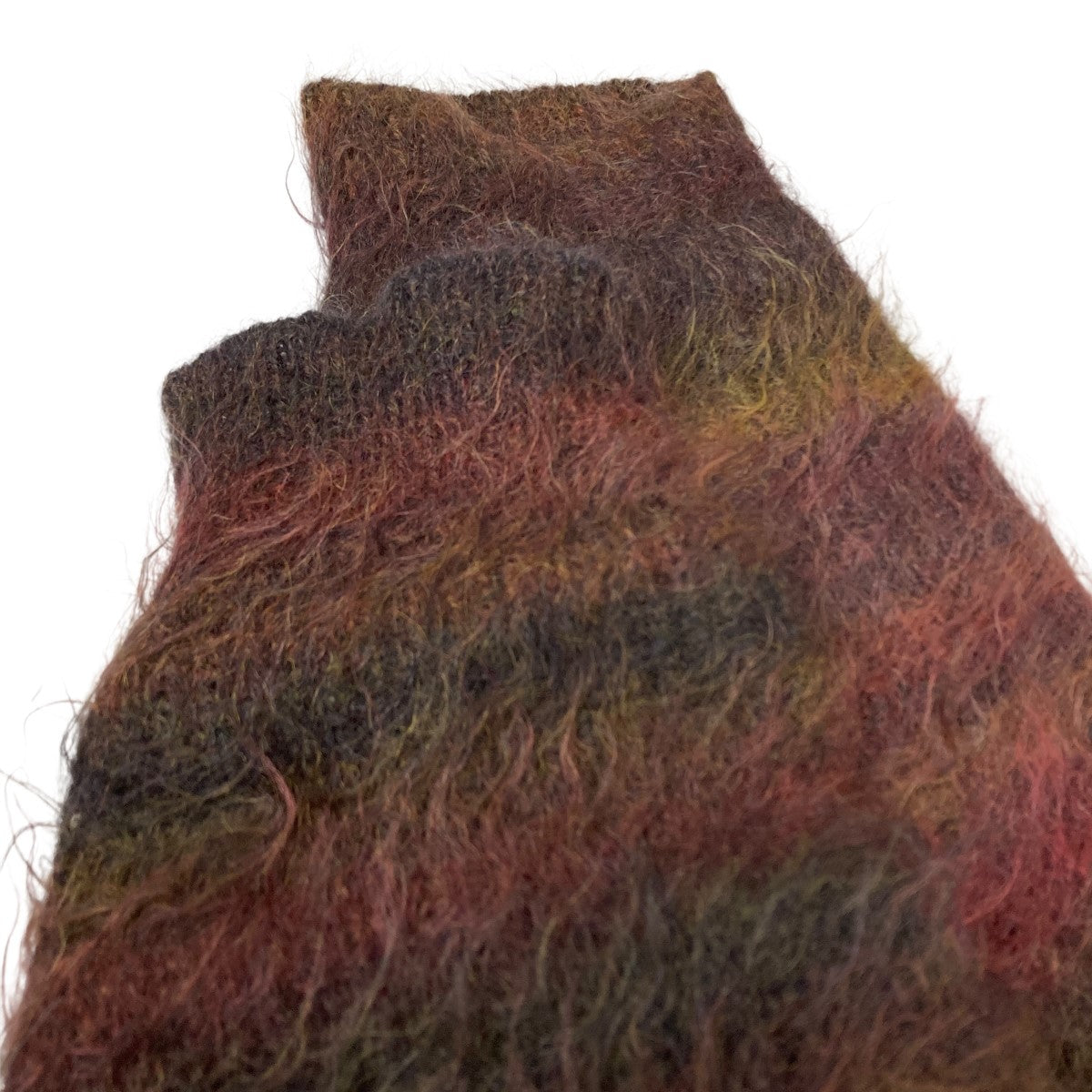 FUMIE=TANAKA(フミエタナカ) モヘアカーディガン F23A-35 ブラウン