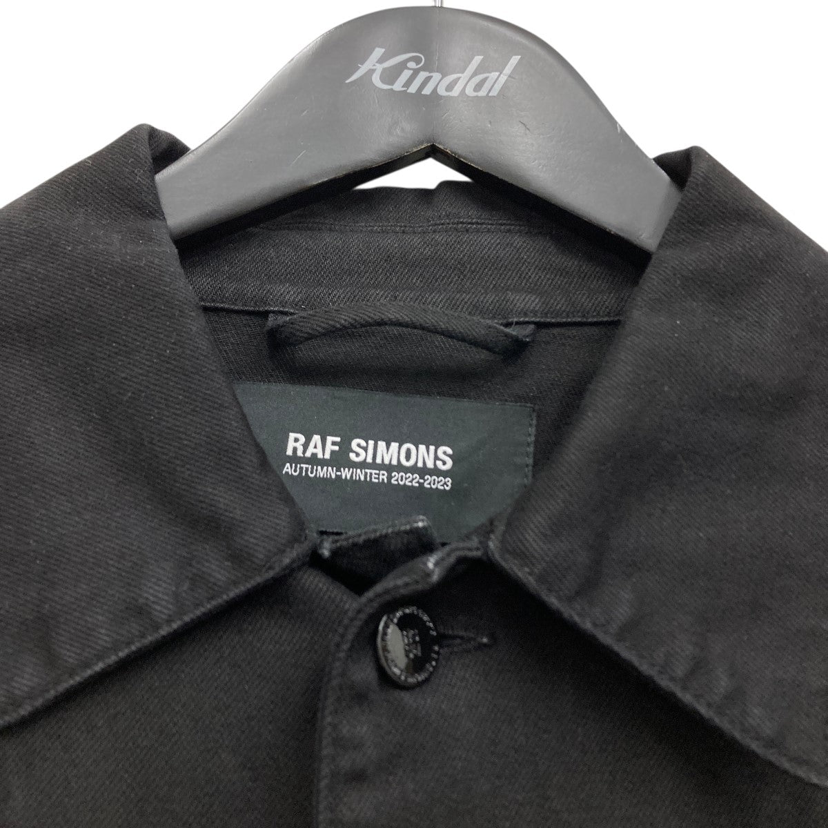 RAF SIMONS(ラフシモンズ) デニムジャケット 222-723 ブラック サイズ