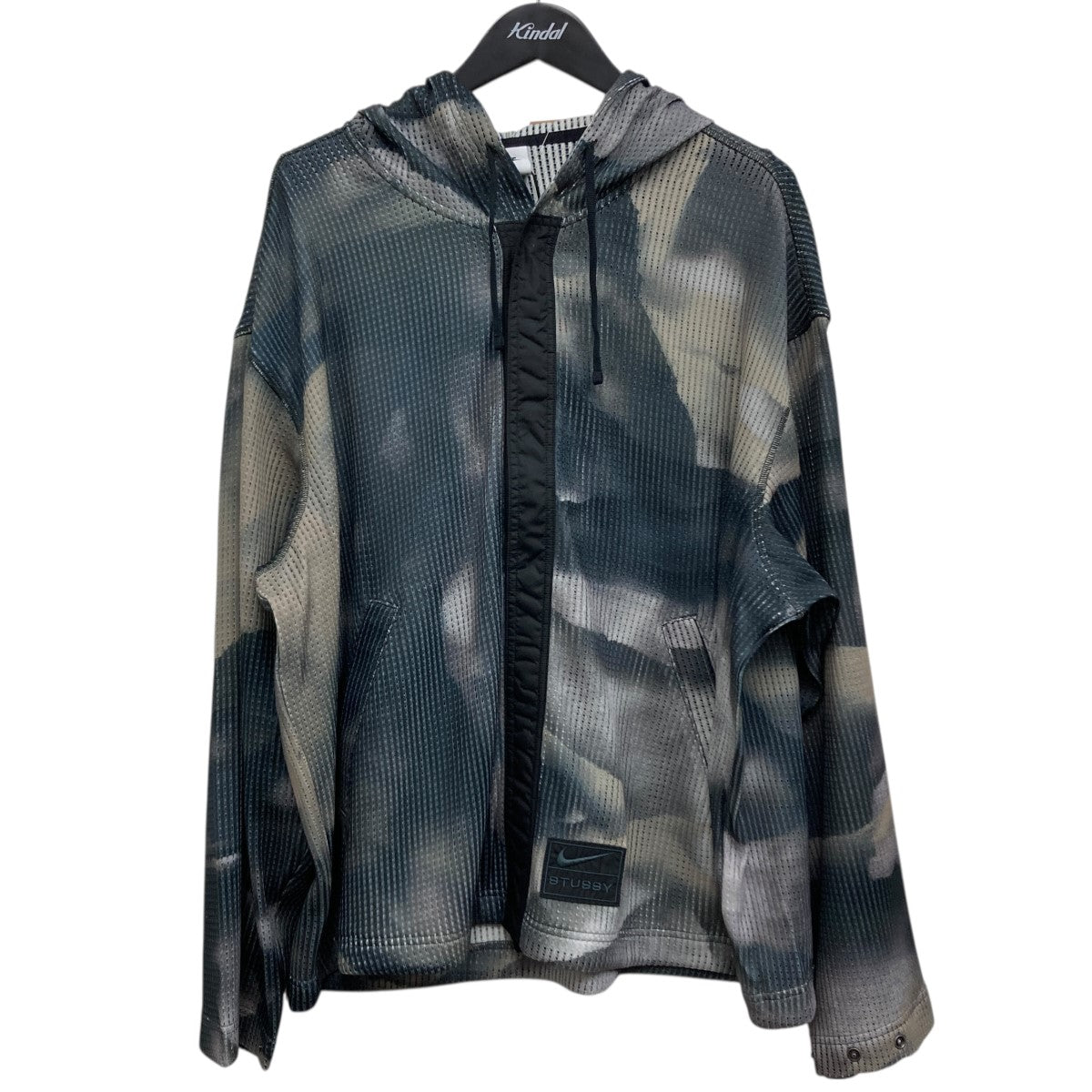 NIKE×stussy MESH HOODIE HQ8537-900 グリーン サイズ L｜【公式