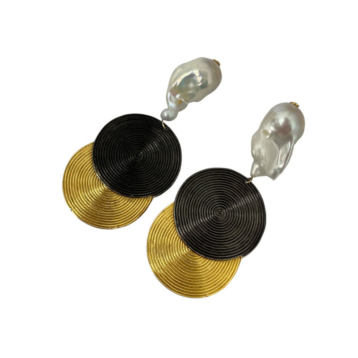 FUMIKA UCHIDA PEARL SPIRAL EARRING スパイラルイヤリング 古着・中古-2枚目のアイテム画像