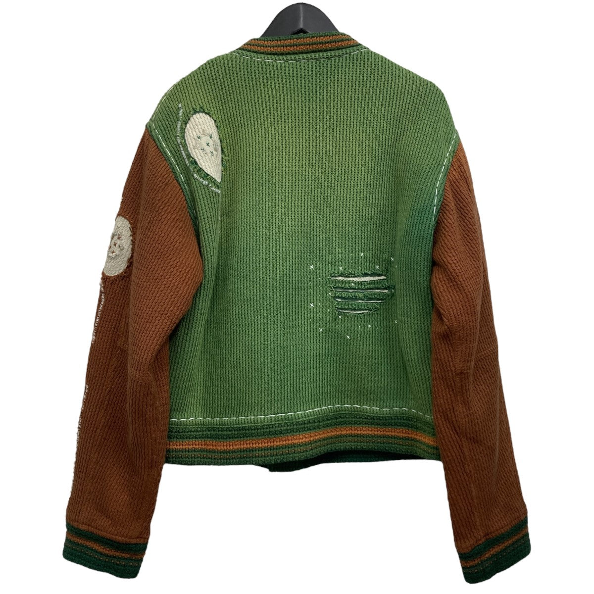 Knitted Stitch Varsity Jkt