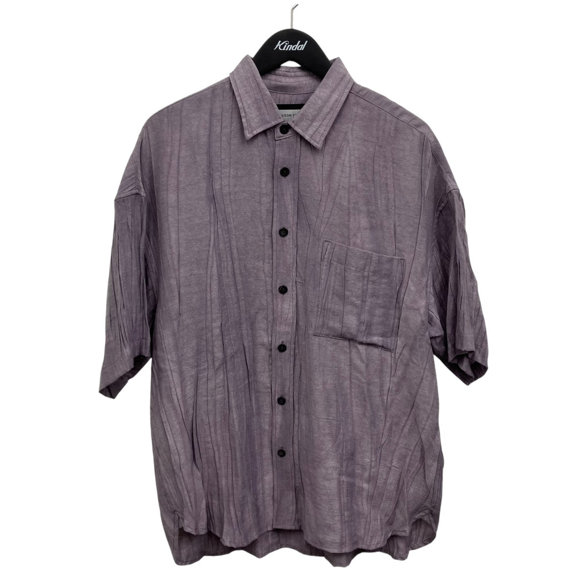 Sheer Linen Prime-Over Short Sleeve Shirt ショートスリーブシャツ