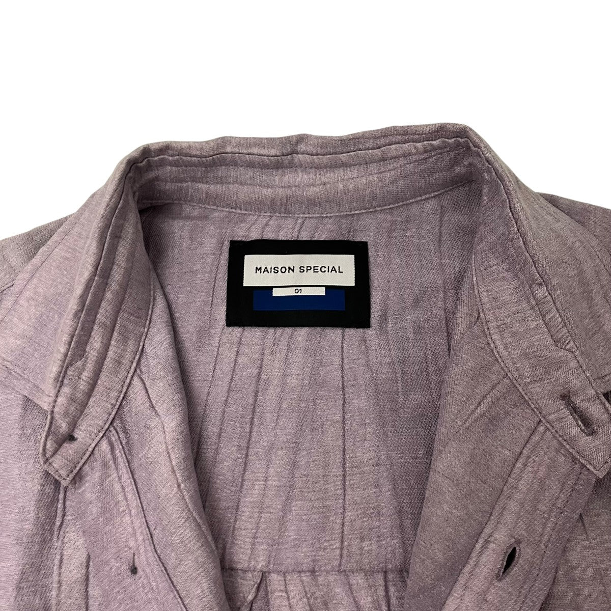 Sheer Linen Prime-Over Short Sleeve Shirt ショートスリーブシャツ
