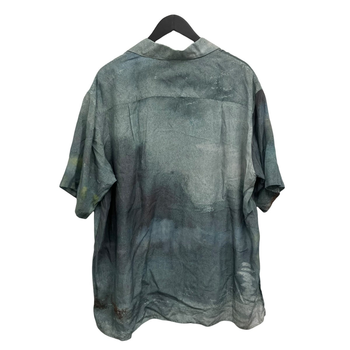 LANDSCAPE PRINTED OPEN COLLAR SHIRT プリントオープンカラーシャツ