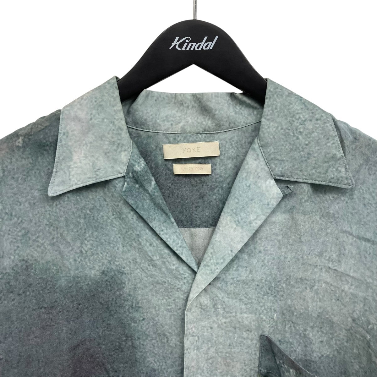 LANDSCAPE PRINTED OPEN COLLAR SHIRT プリントオープンカラーシャツ
