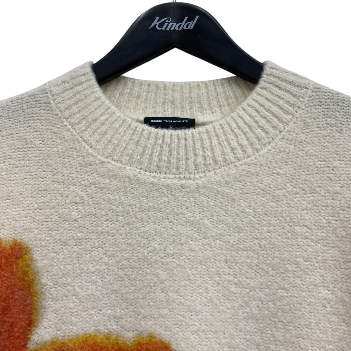 Y-3(ワイスリー) AOP KNIT CREW クルーネックニット JX7332 アイボリー