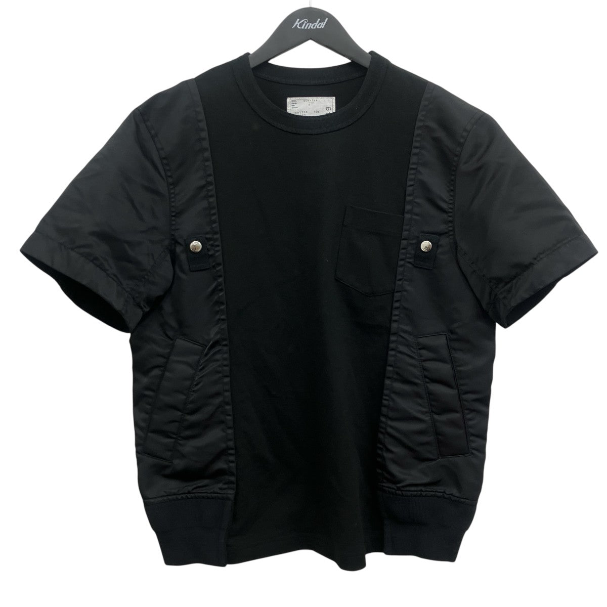 ナイロンツイルコットンジャージTシャツ