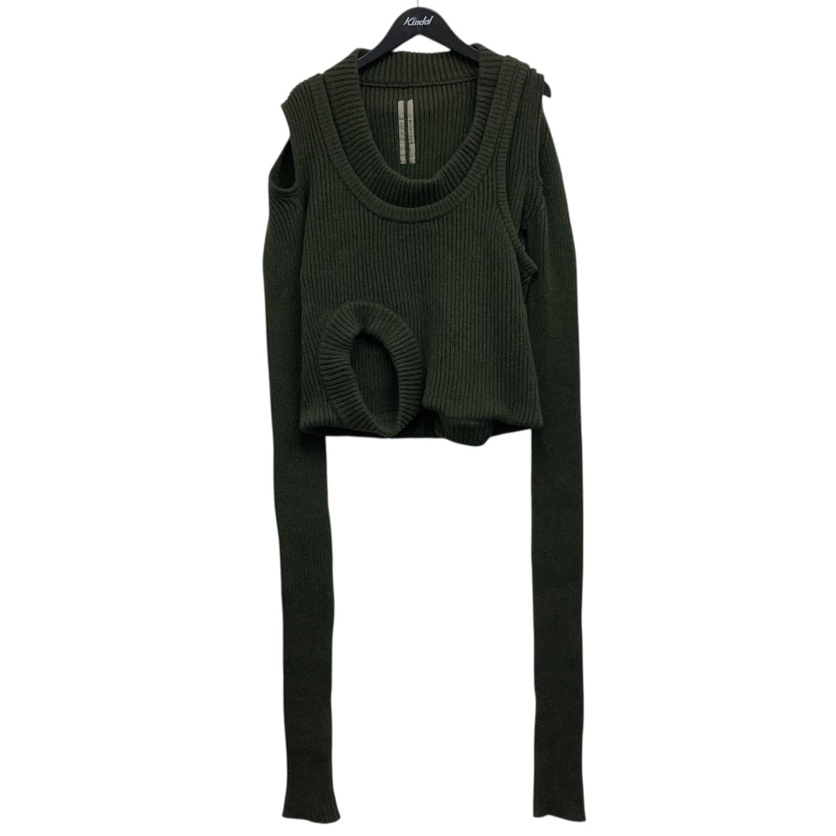 Rick Owens アシンメトリー ニット セーター RICK OWENS(リックオウエンス) アシンメトリーショルダーカットニット
