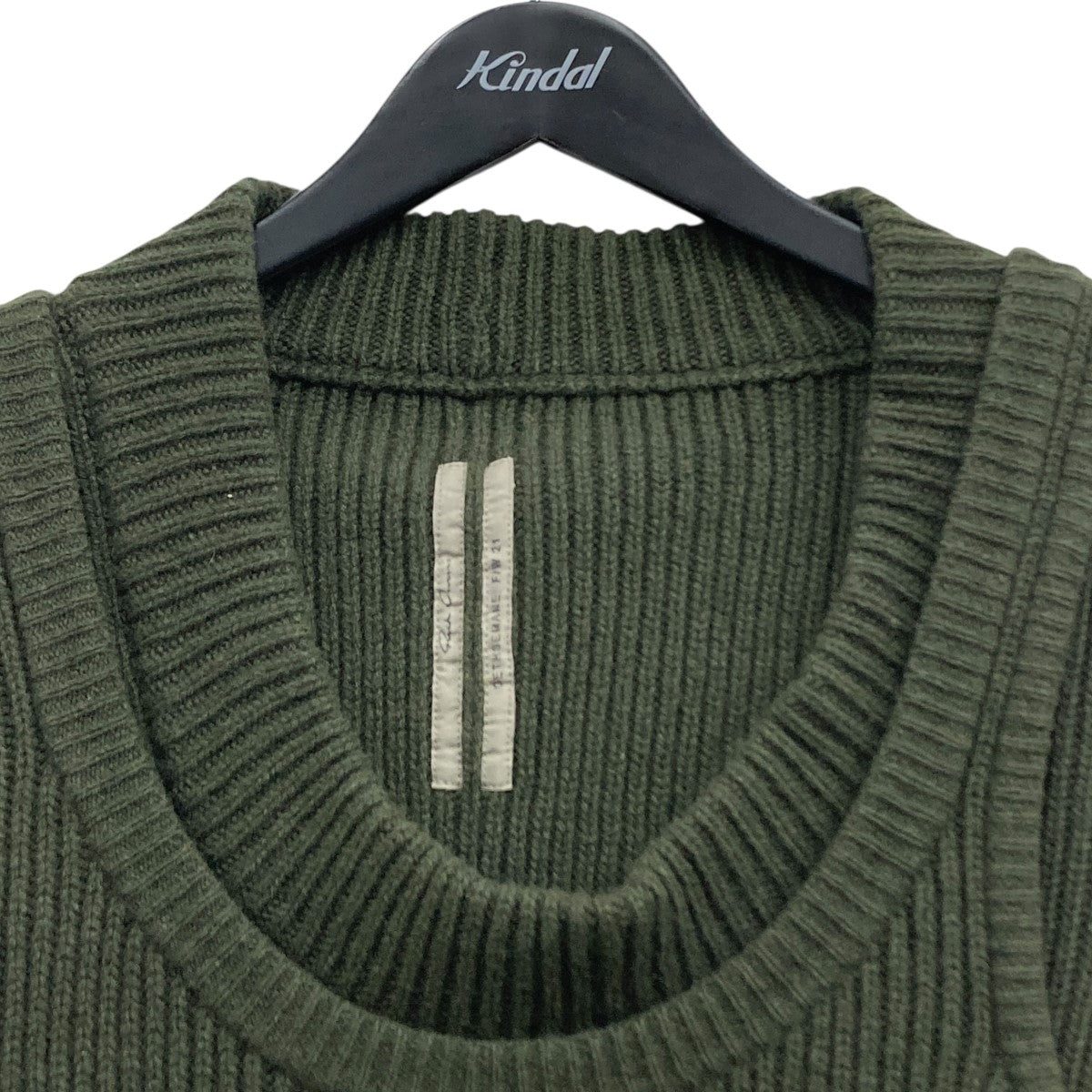 RICK OWENS(リックオウエンス) アシンメトリーショルダーカットニット