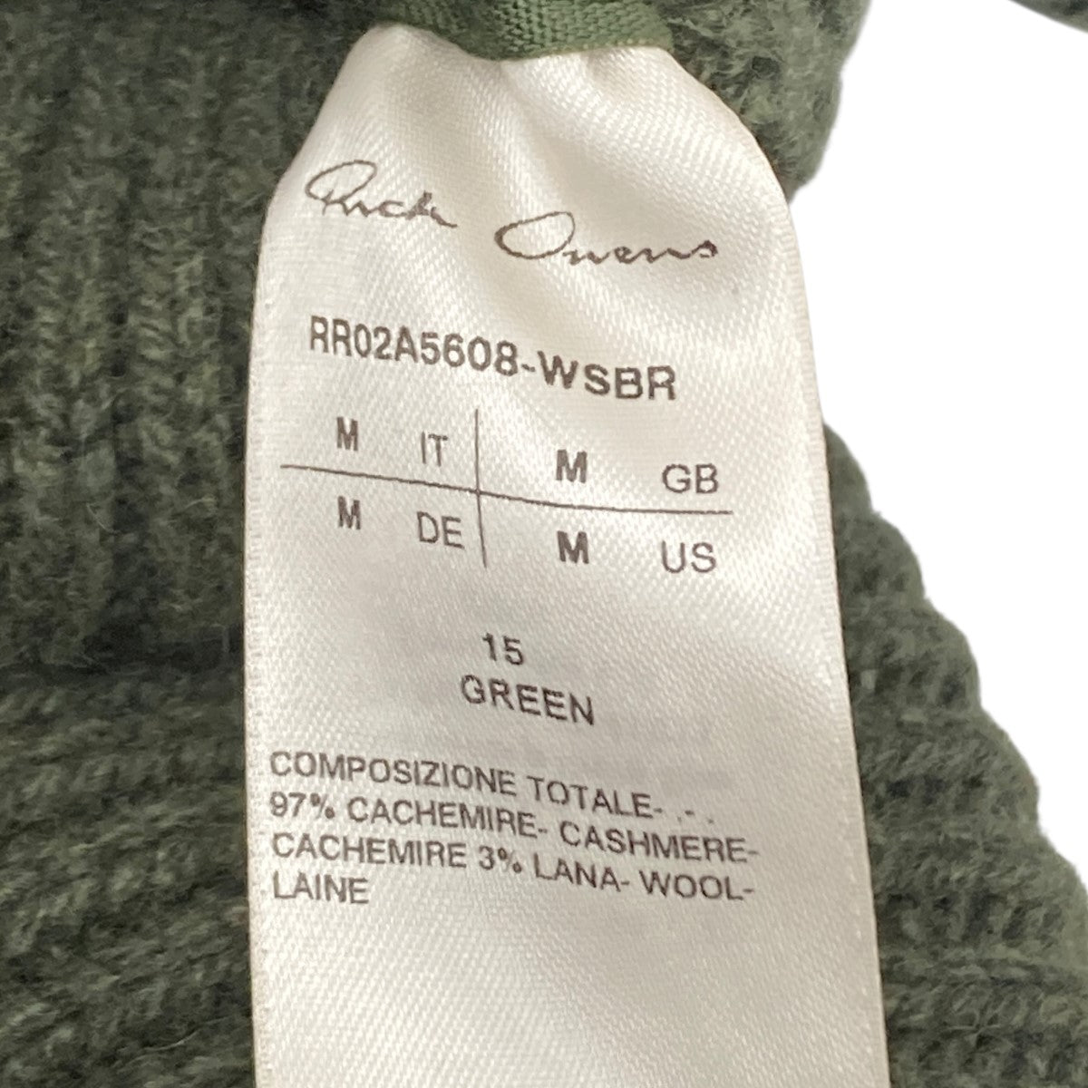 RICK OWENS(リックオウエンス) アシンメトリーショルダーカットニット