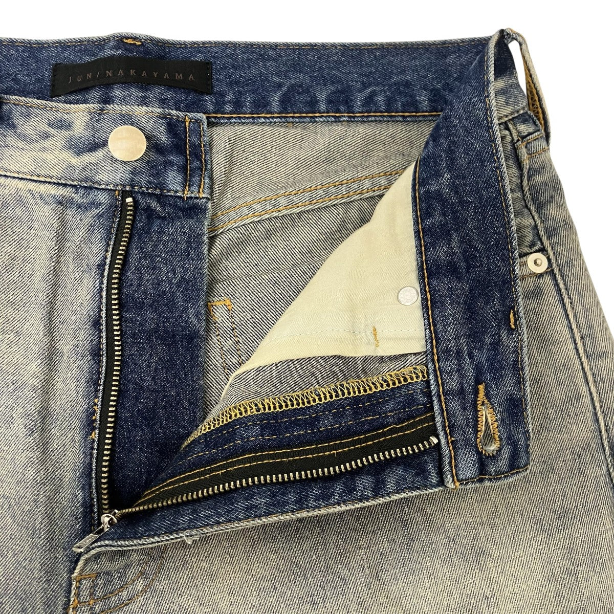 JUN／NAKAYAMA JN RIPPED DENIM SHORTS デニムショートパンツ 古着・中古-3枚目のアイテム画像