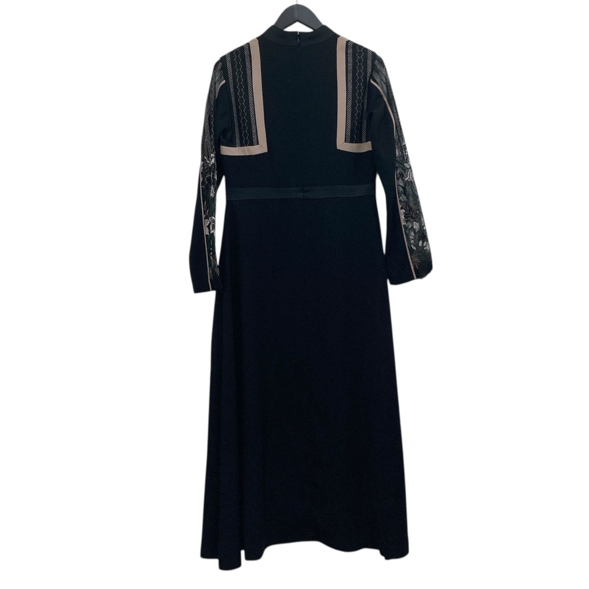 MURRAL(ミューラル) Framed flower dress MU21AW-0901 ブラック