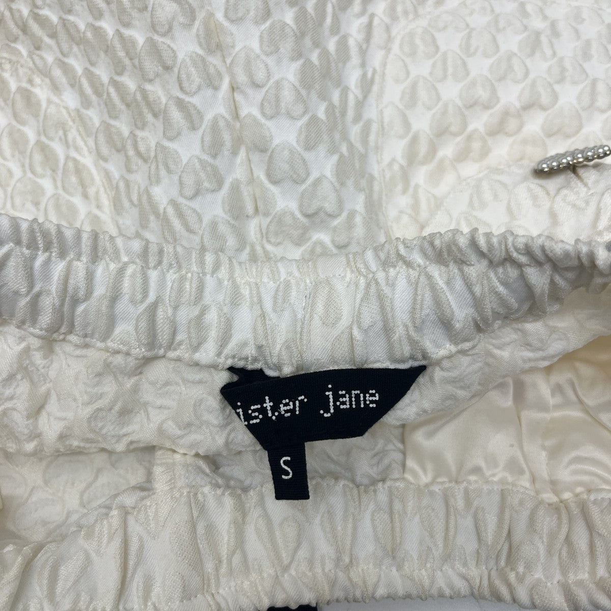 Sister Jane Adella Jacquard Shortsジャガードショートパンツ25SJ03SH217IVO 古着・中古-3枚目のアイテム画像