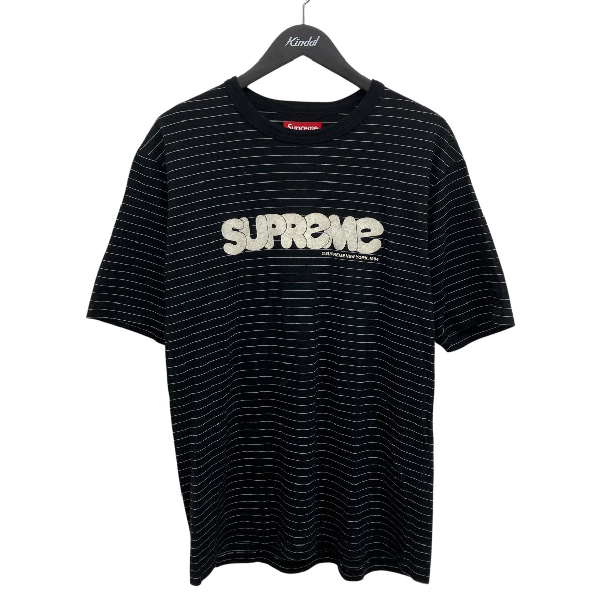 Bubble S S TopボーダーTシャツ