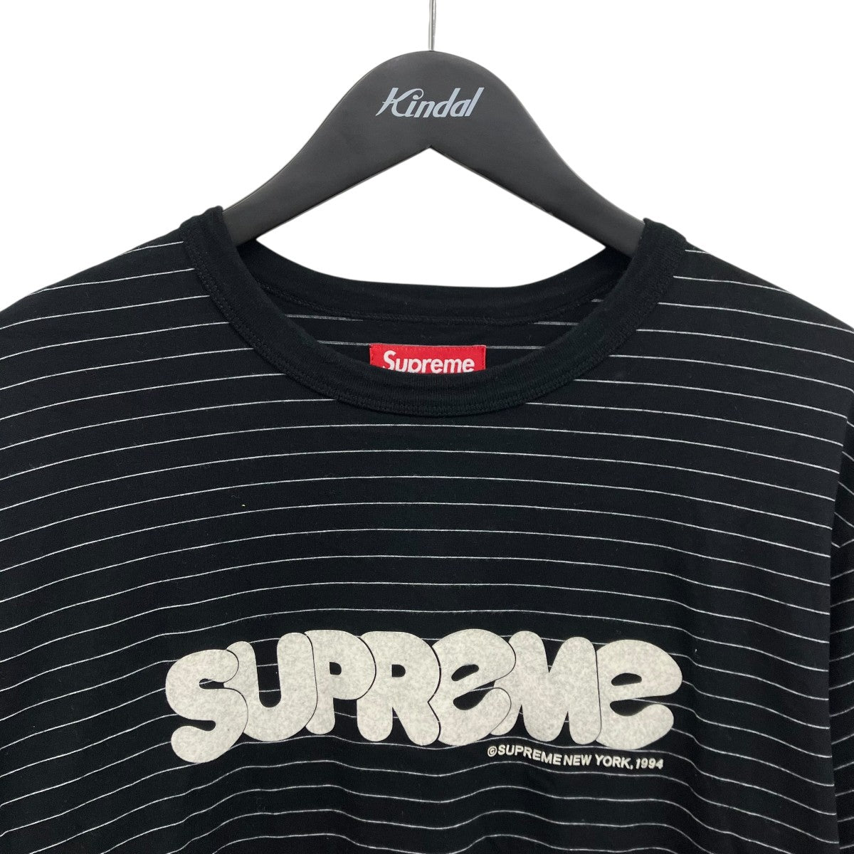 Bubble S S TopボーダーTシャツ