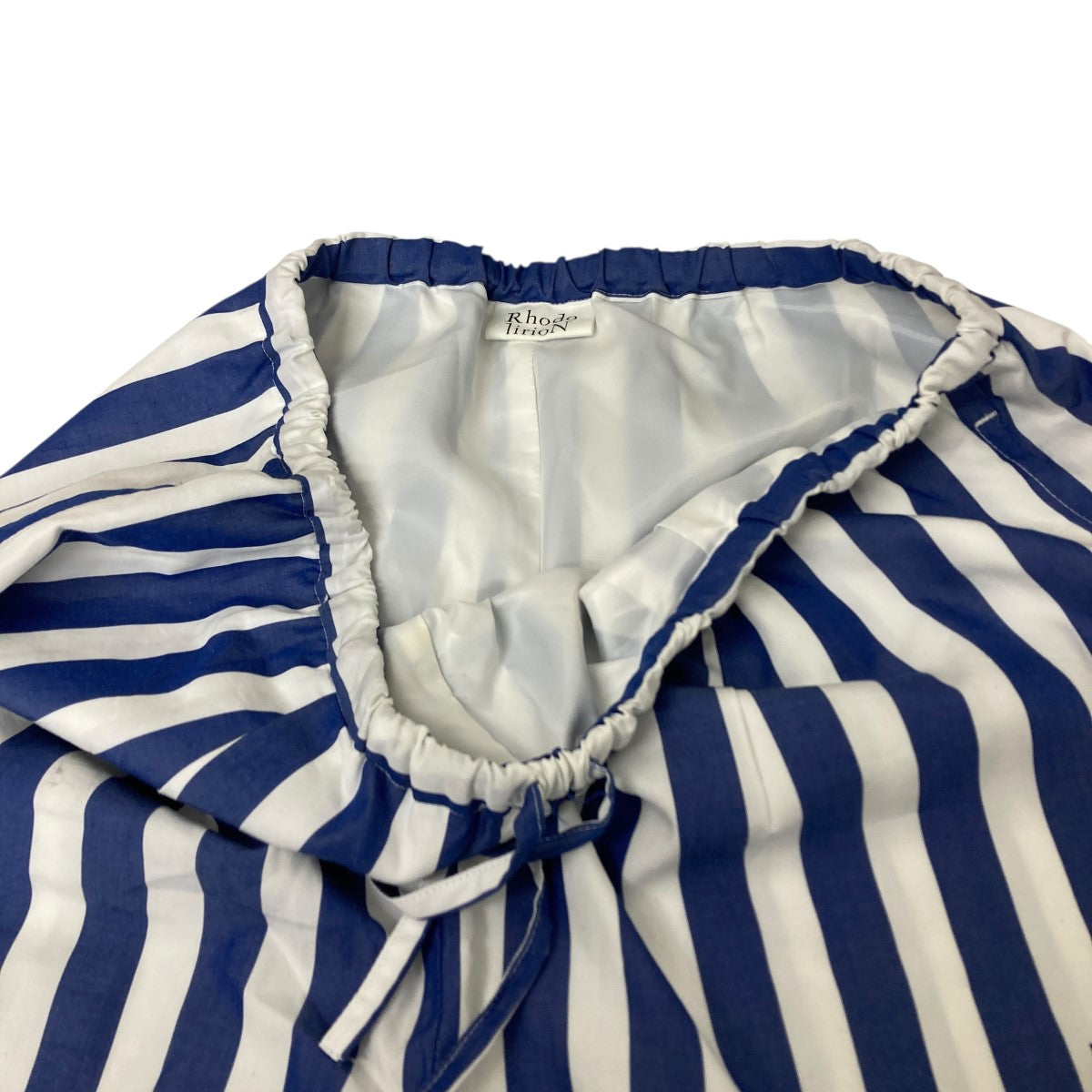 RHODO LIRION イージーストライプパンツ 古着・中古-4枚目のアイテム画像