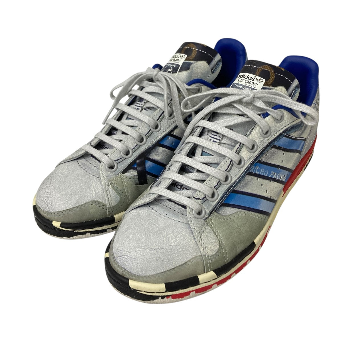 adidas×RAF SIMONS ローカットスニーカー EE7950 マルチカラー サイズ