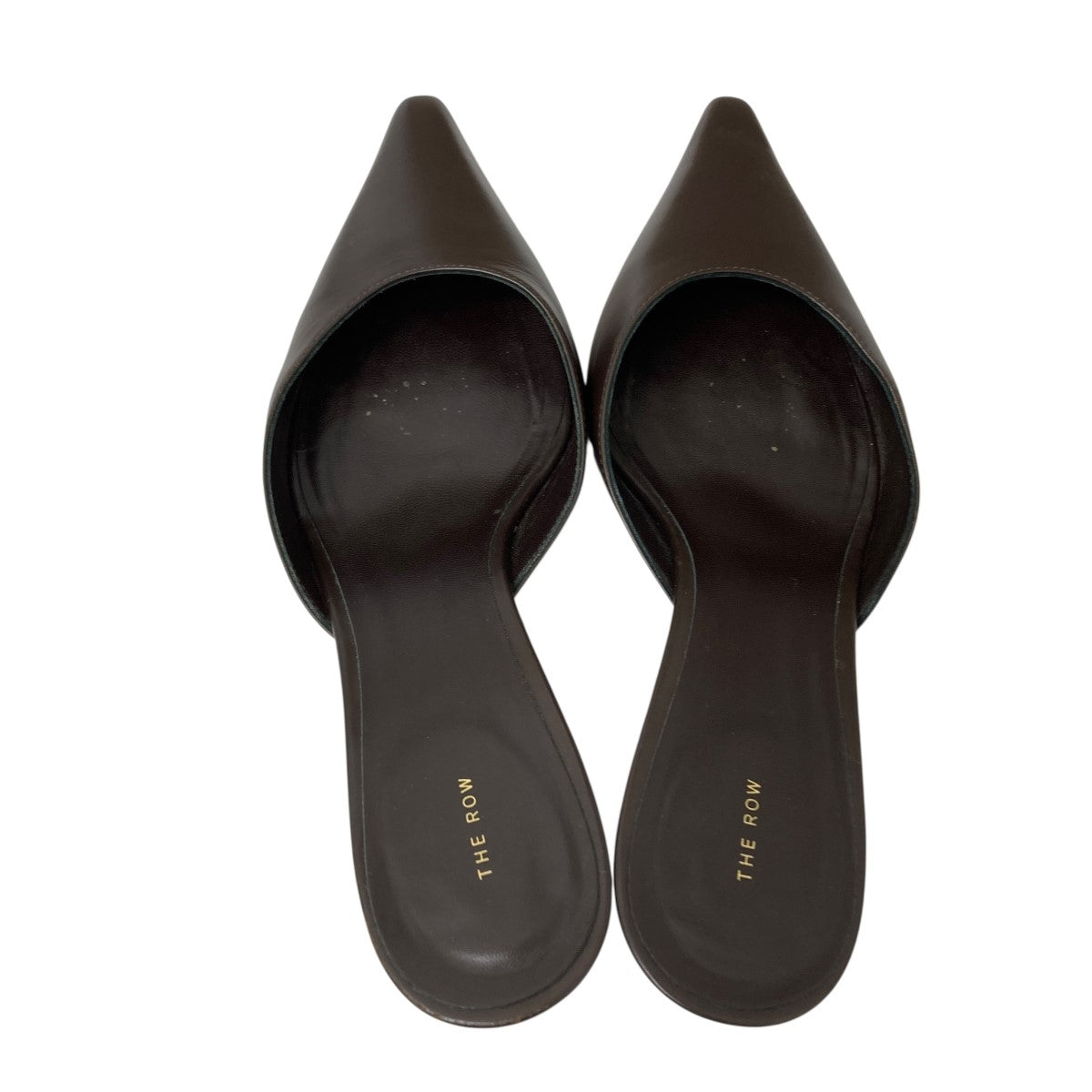 THE ROW(ザロウ) ミュール F1428-L60 ブラウン サイズ 38.5｜【公式