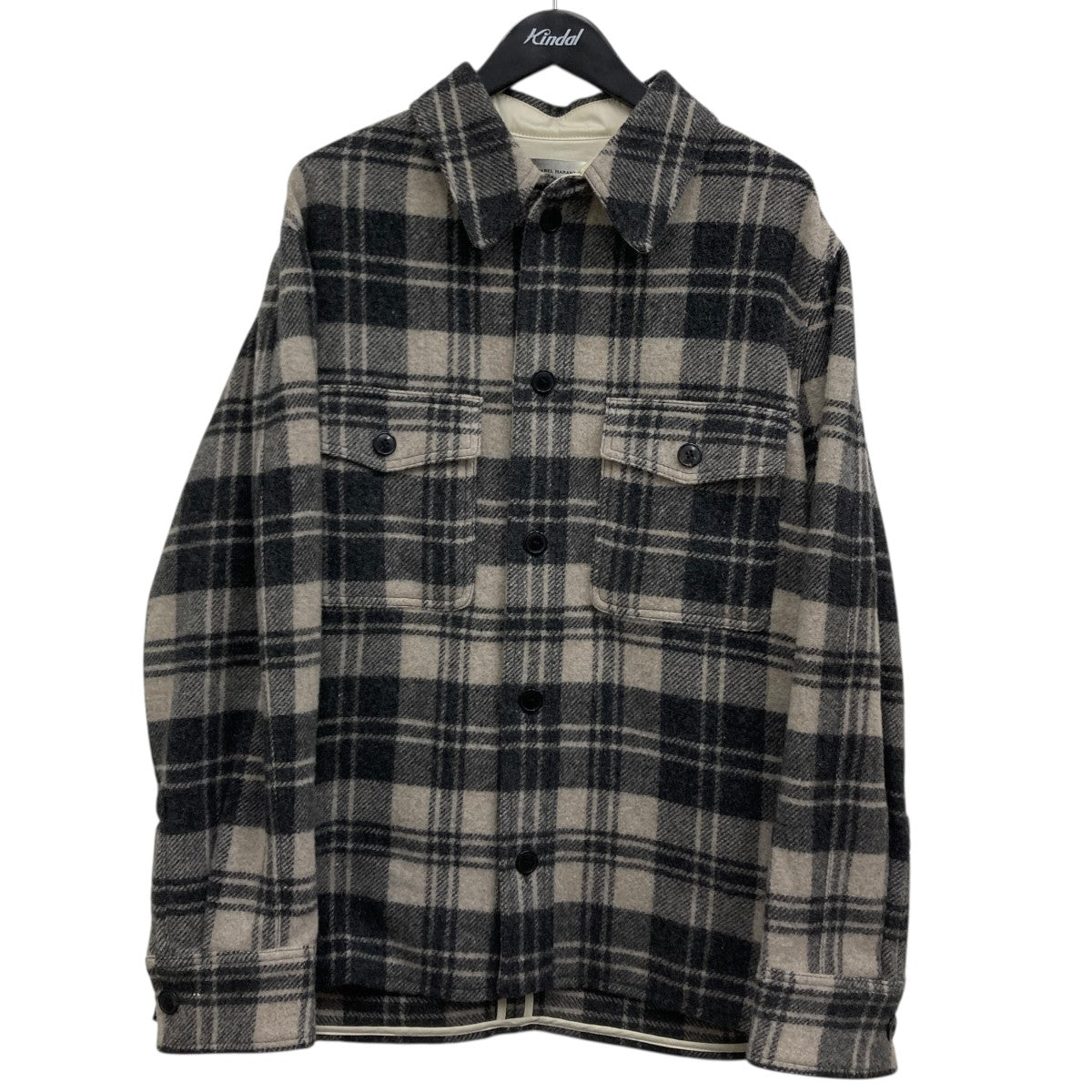 GERVON JACKETウールチェックシャツVE1126-22P005H