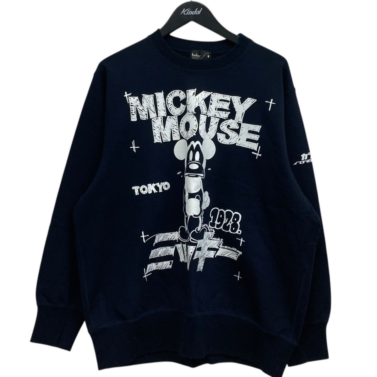 KOLOR×Disney プリントスウェット