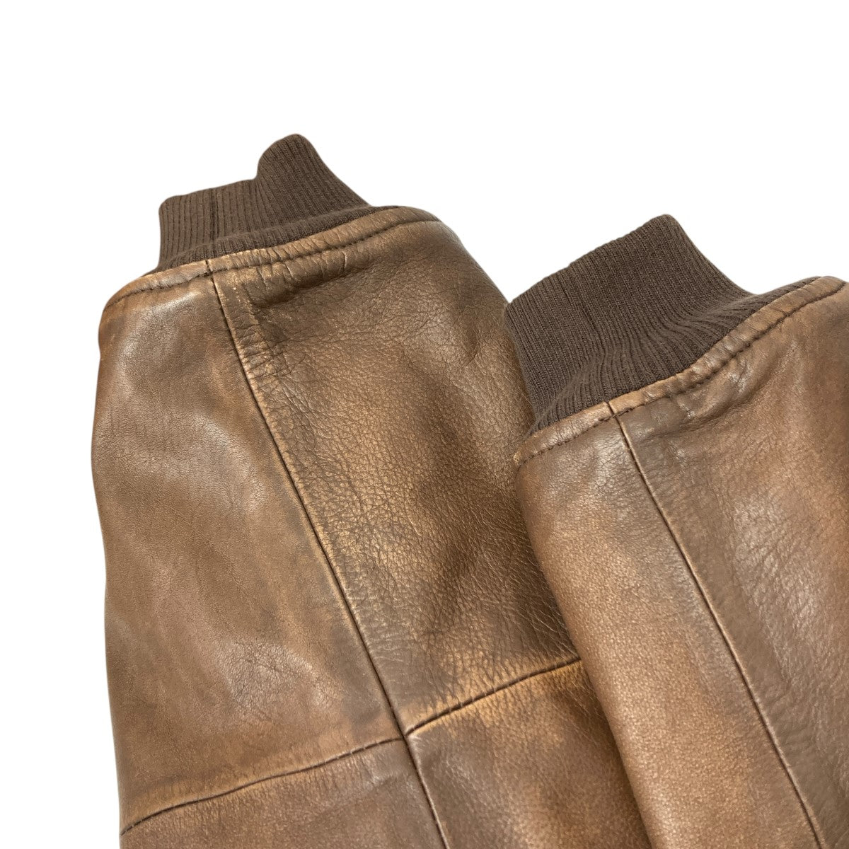 CCU(シーシーユー) レザーボンバージャケット SH-50-C-COW