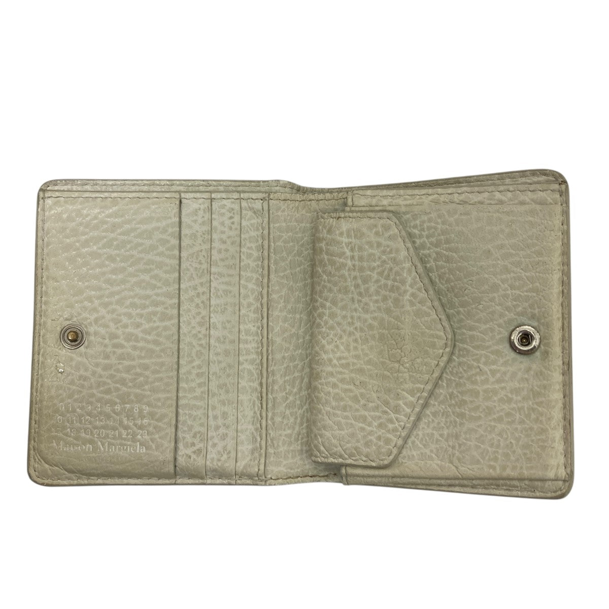 Maison Margiela(メゾンマルジェラ) 2つ折り財布 ホワイト サイズ