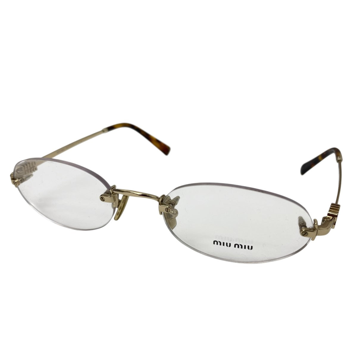 MIU MIU 眼鏡 古着・中古-1枚目のアイテム画像
