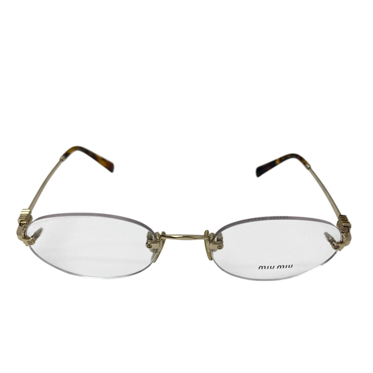 MIU MIU 眼鏡 古着・中古-2枚目のアイテム画像
