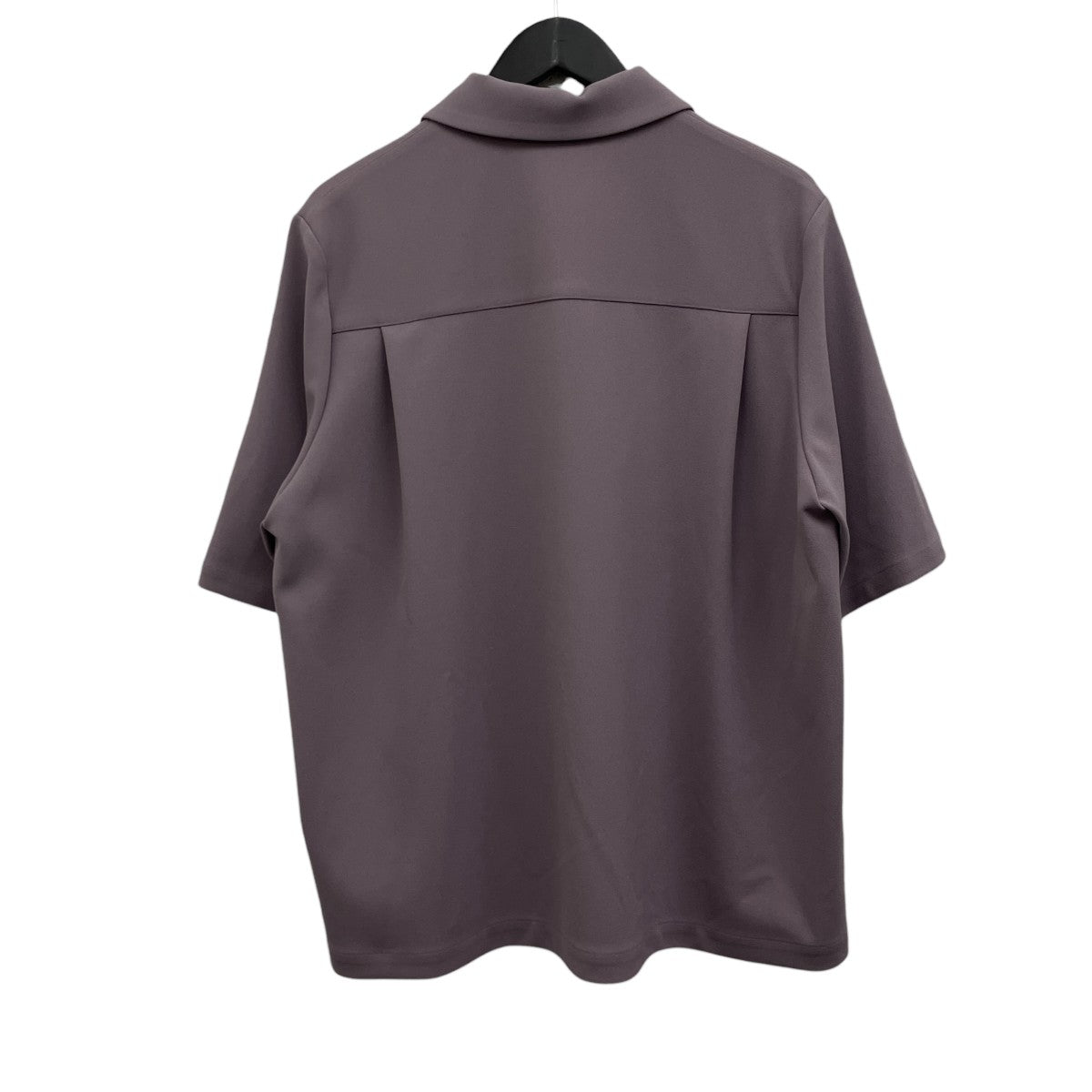 CULLNI(クルニ) Stretch Georgette ZIp Up Polo Shirt ハーフジップ