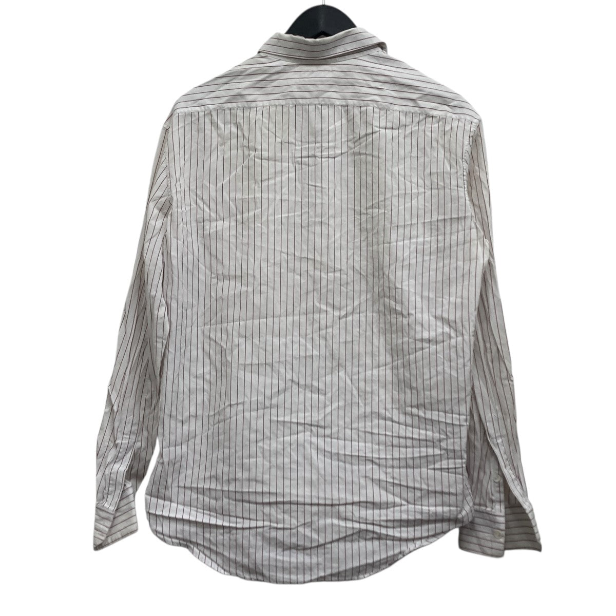 CELINE(セリーヌ) ストライプ 長袖シャツ 20FA7023F ホワイト×レッド