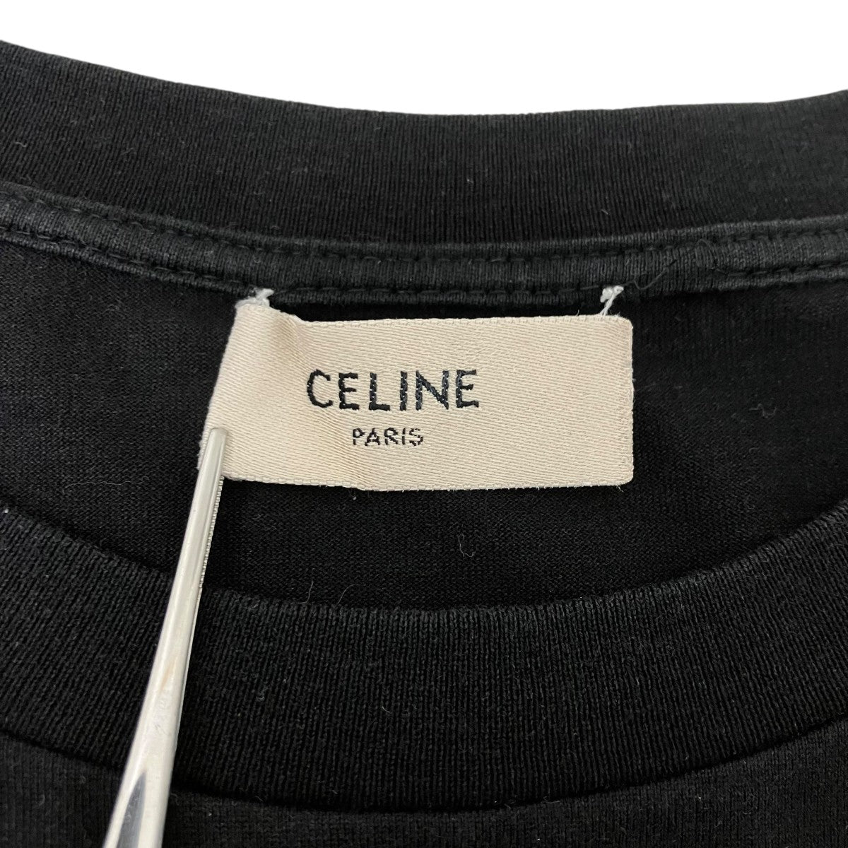 CELINE ロゴプリントTシャツ 古着・中古-4枚目のアイテム画像