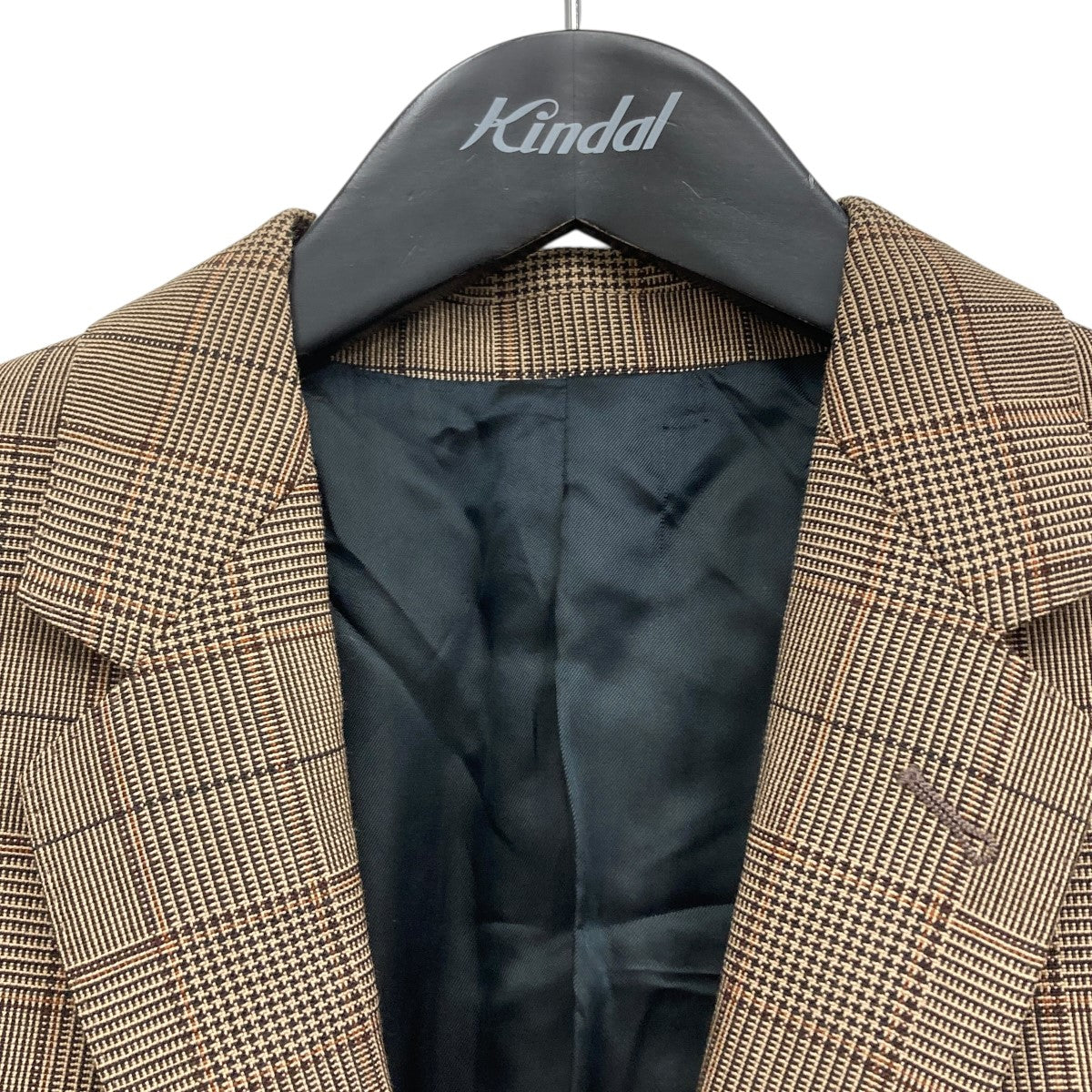 CELINE(セリーヌ) チェックテーラードジャケット 25AA0699L ブラウン