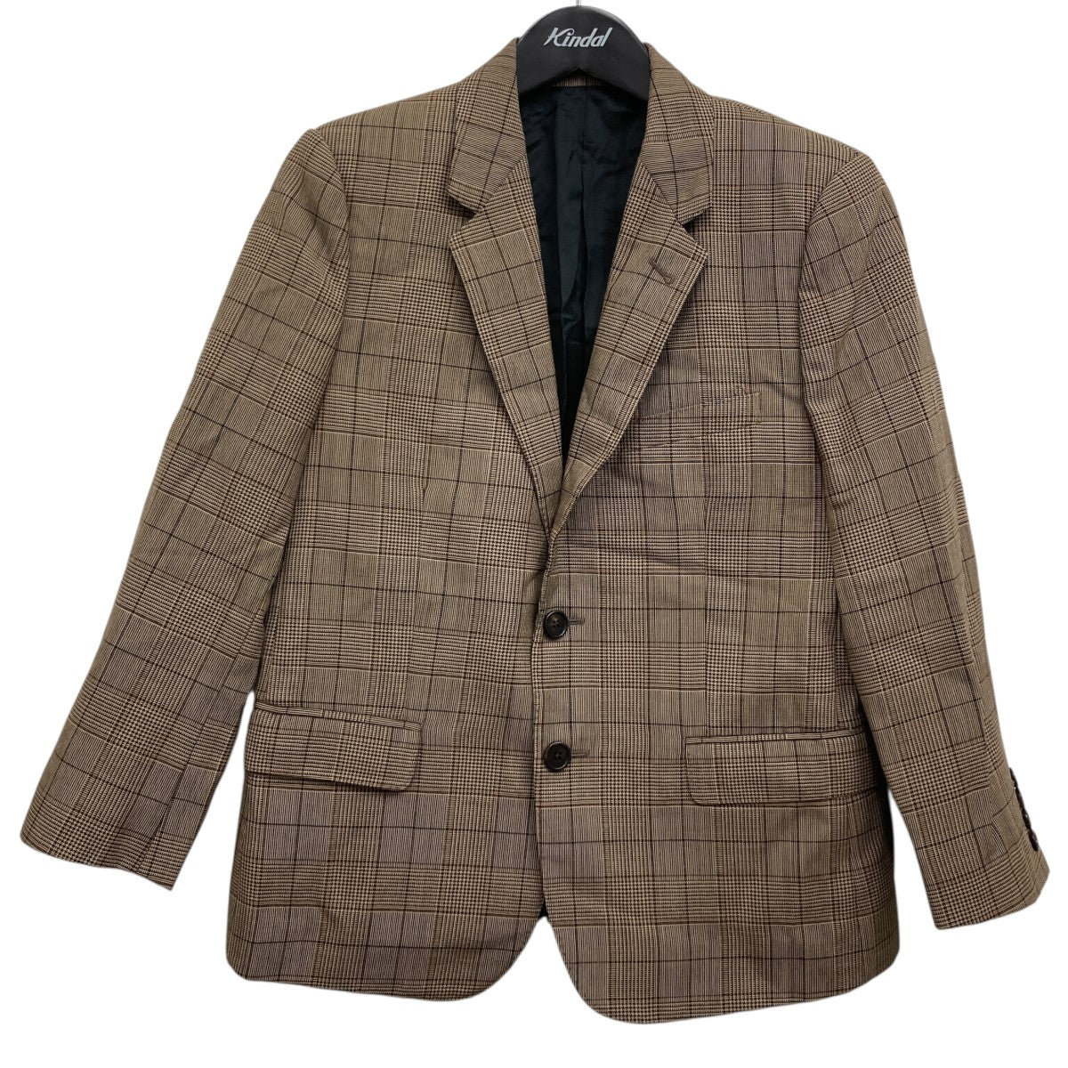 CELINE(セリーヌ) チェックテーラードジャケット 250699L ブラウン