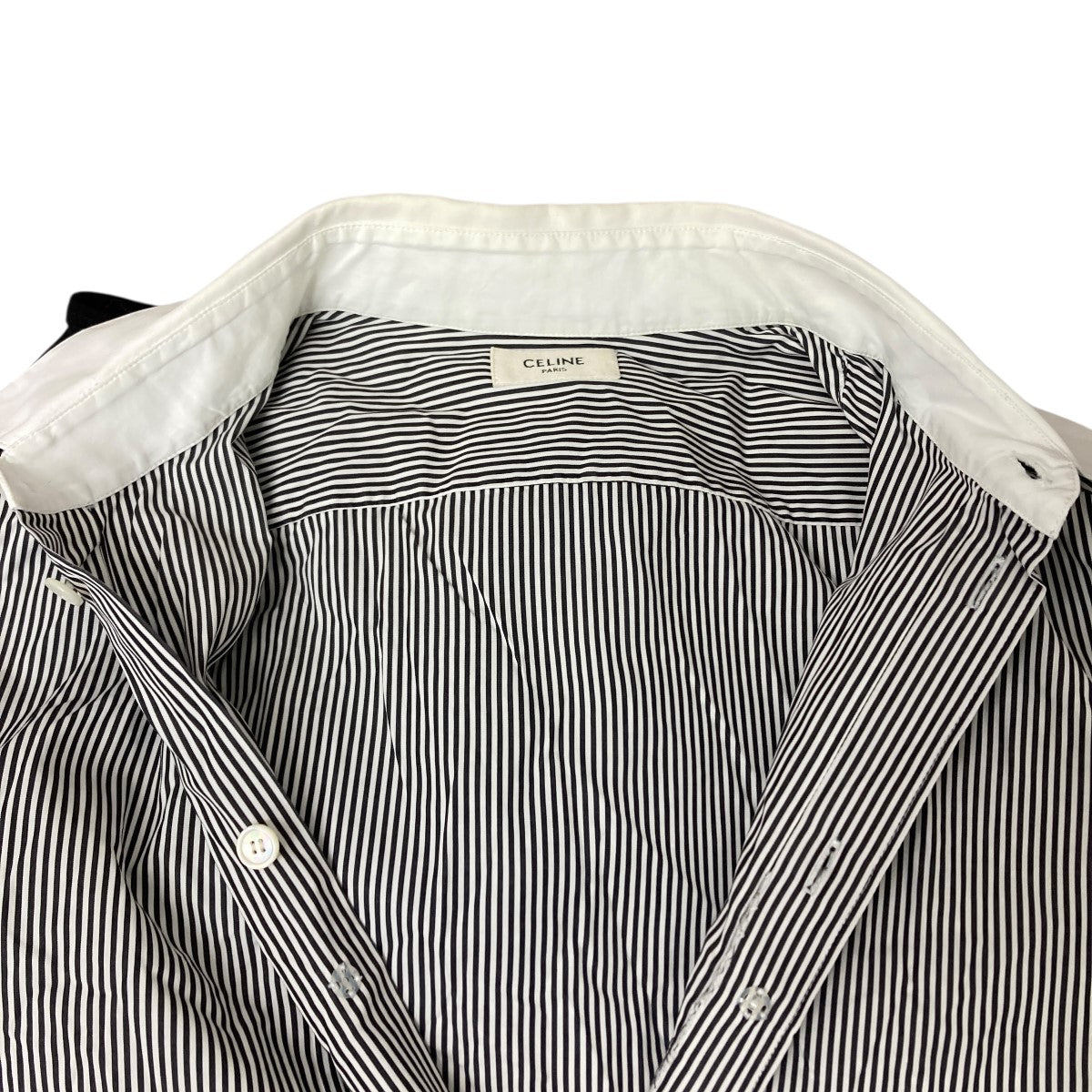 CELINE ストライプシャツ 古着・中古-4枚目のアイテム画像