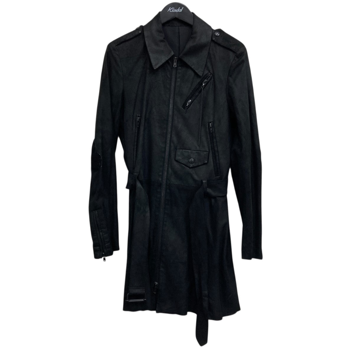 ナンバーナイン06AWノアール期レザーライダースコートサイズ2 NUMBER (N)INE(ナンバーナイン) 06AW NOIR期 レザーライダースコート