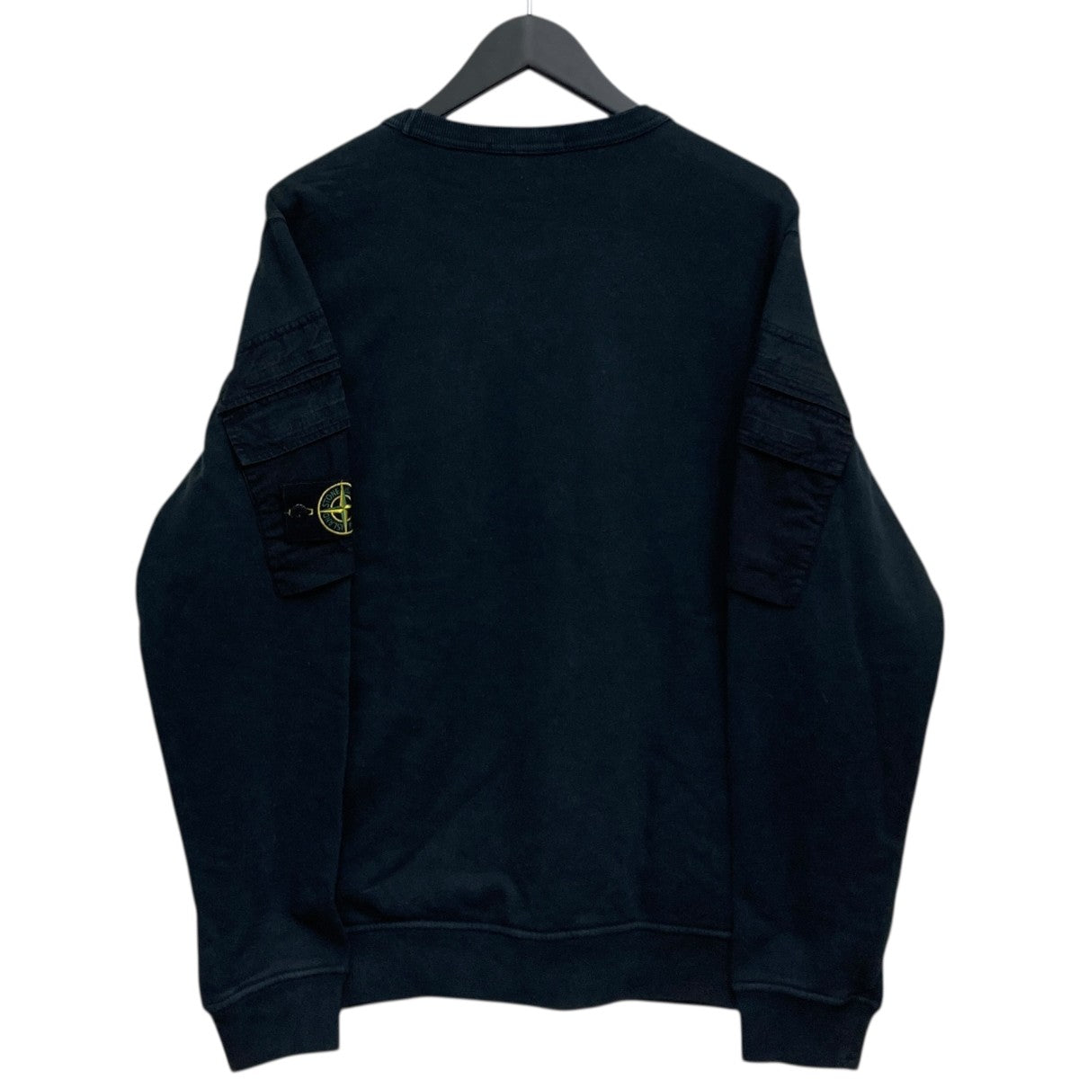 STONE  クルーネックスウェット STONE ISLAND(ストーンアイランド) クルーネックスウェット ブラック