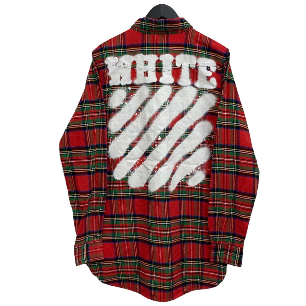 OFFWHITE チェックシャツ 古着・中古-2枚目のアイテム画像